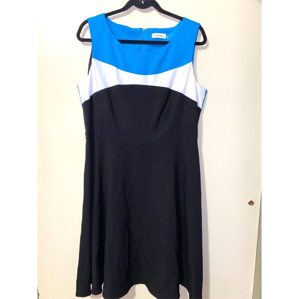 Calvin Klein Plus Size Sheath Sleeveless Dress